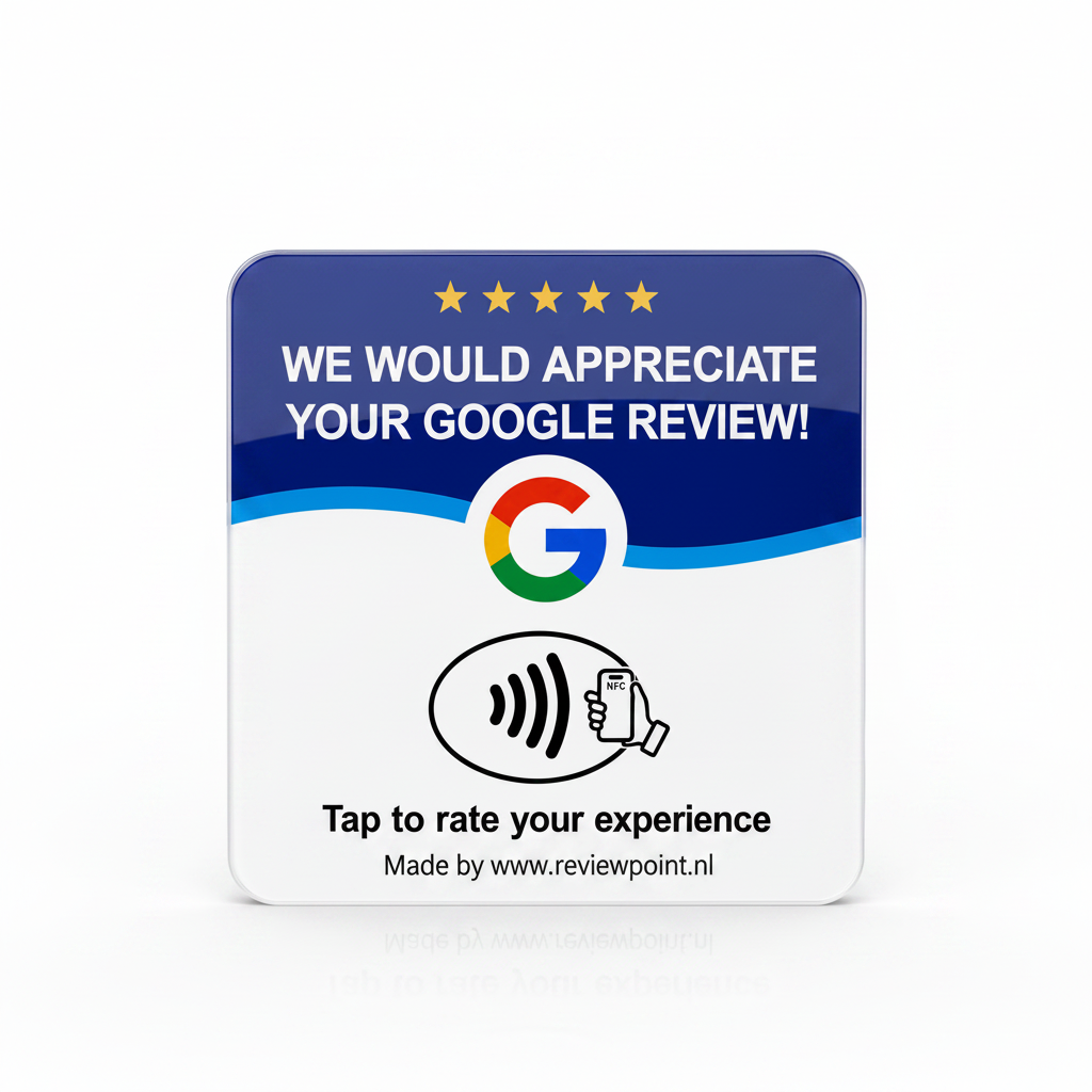 Google review NFC-kaart