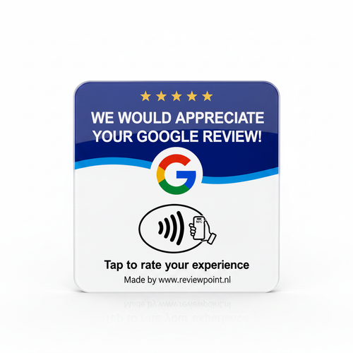 Google review NFC-kaart