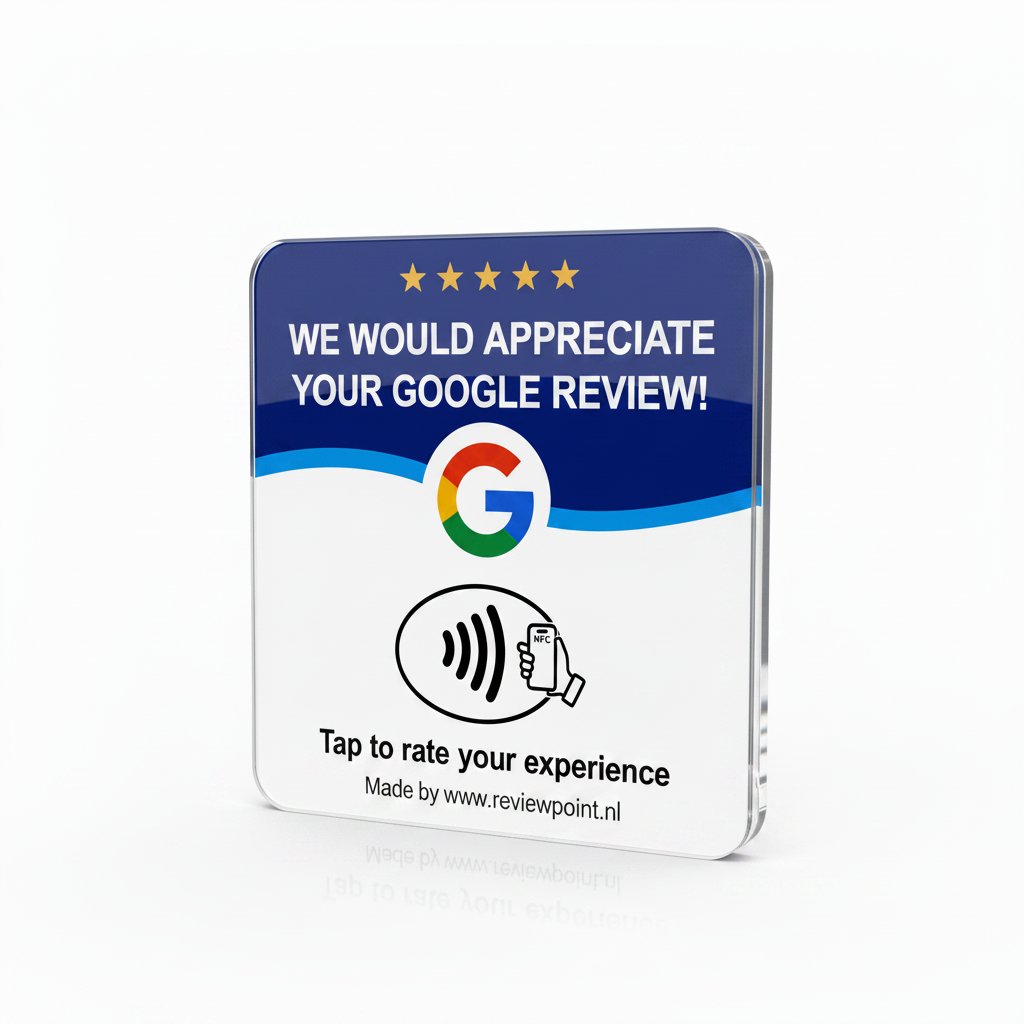 Google review NFC-kaart